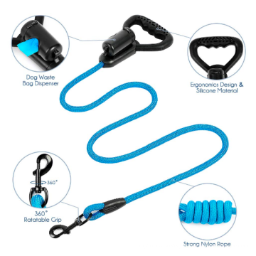 Comfortable plastic Handle Dog Leashes dog leash prototype